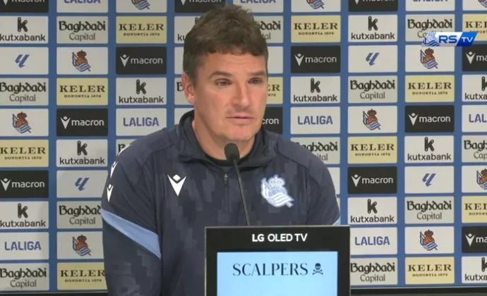 Ansotegi habla de Barrenetxea, Oyarzabal, Goti, Oskarsson, Odriozola, Sadiq, Aritz, Sucic y el Levante