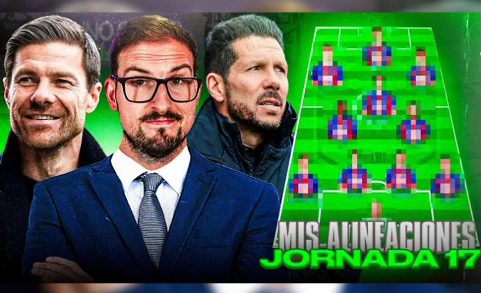 Las alineaciones probables de Carrasco y pronósticos para la J17 en Predicted11.com