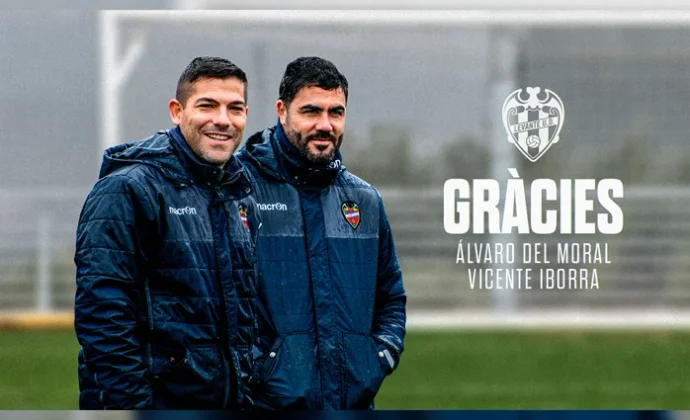 El Levante comunica que Del Moral regresa al filial mientras buscan entrenador