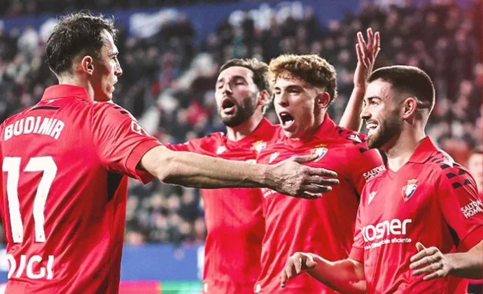 Jornada 17: Osasuna 3-0 Alavés. Estadísticas y puntos fantasy