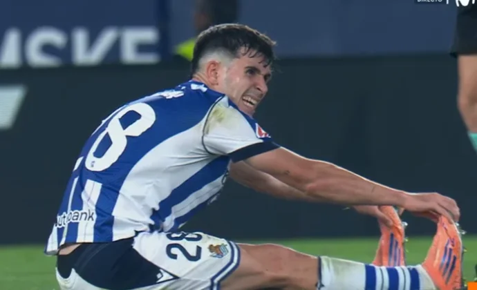 Los calambres provocaron el cambio de Pablo Marín, pero no está lesionado