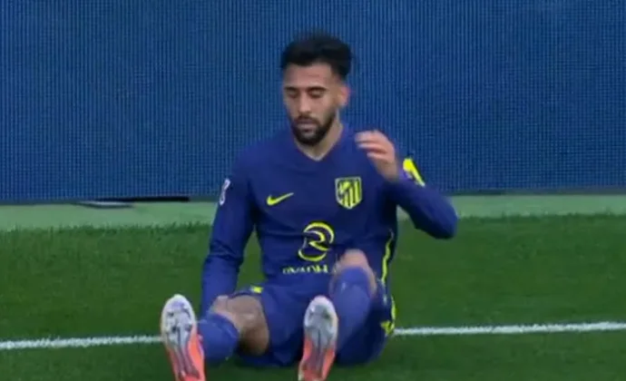 Nico González se retiró lesionado del partido en Montilivi