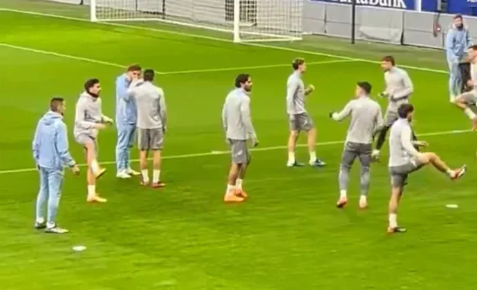 Puado y Terrats, bajas en la sesión previa al viaje a San Mamés