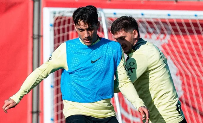 Kumbulla y Pablo Torre se ejercitan con normalidad en la primera sesión de la semana. Cuéllar, Asano y Mateo Joseph, bajas