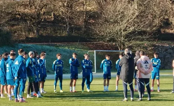 Chaira no completa la sesión por molestias y Rondón se ausenta a la espera de solucionar su futuro