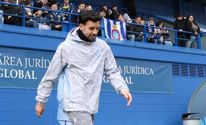 Edu Expósito no ha completado la sesión del lunes