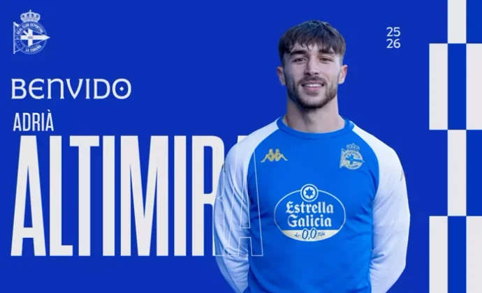 Adri Altimira es oficialmente nuevo jugador del Deportivo