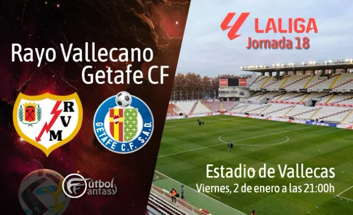 Posibles alineaciones y previa fantasy del Rayo - Getafe