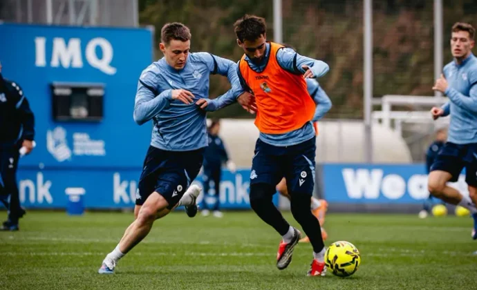 Barrenetxea sigue al margen en la sesión de este miércoles en Zubieta