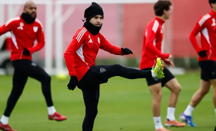 Isaac Romero y Alfon, bajas en el entrenamiento del viernes