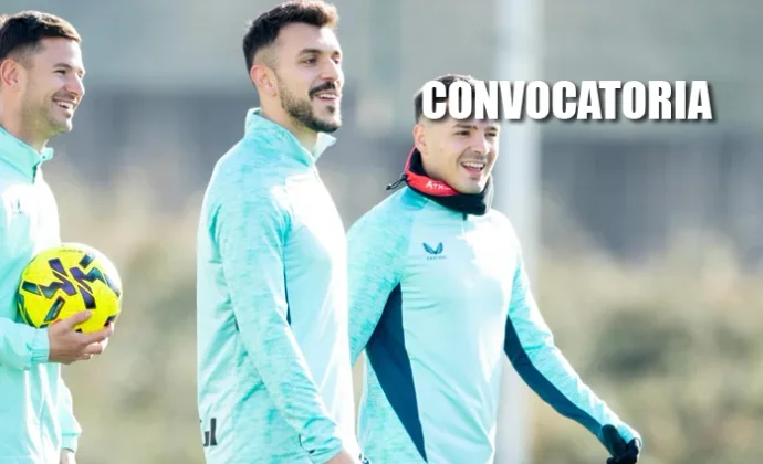 Berenguer y Lekue, en una lista sin Yuri ni Laporte