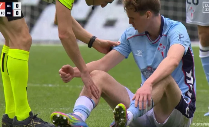 Swedberg se retira indispuesto del partido contra el Valencia