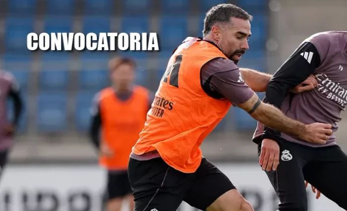 Dani Carvajal, principal novedad en la lista para recibir al Betis