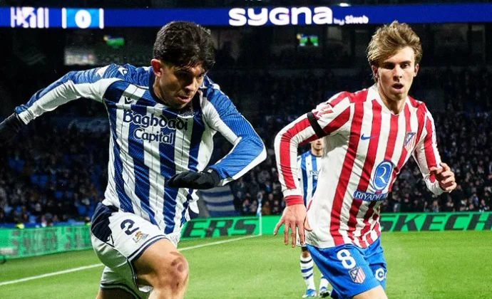 Jornada 18: Real Sociedad 1-1 Atlético. Estadísticas y puntos fantasy