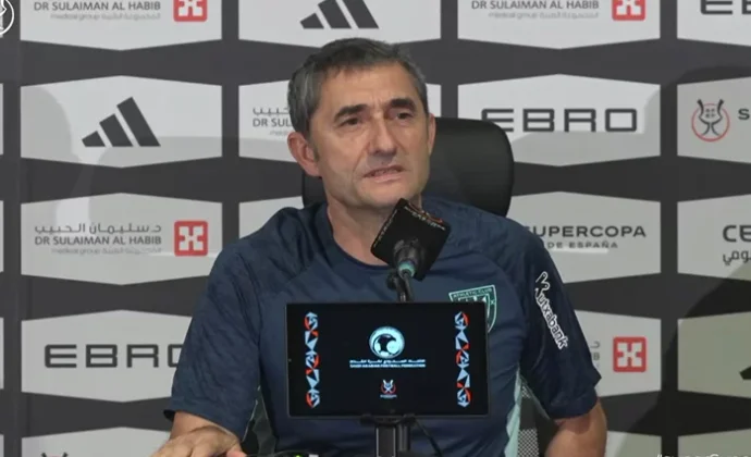 Valverde habla de Nico, Iñaki Williams, Unai Simón y los méritos de estar en la Supercopa