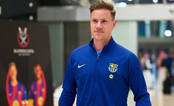 Ter Stegen se someterá a pruebas en la rodilla en las próximas horas