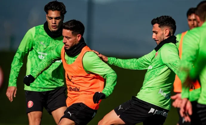 Witsel, Francés, Asprilla y Solís no se dejan ver en la vuelta al trabajo del Girona