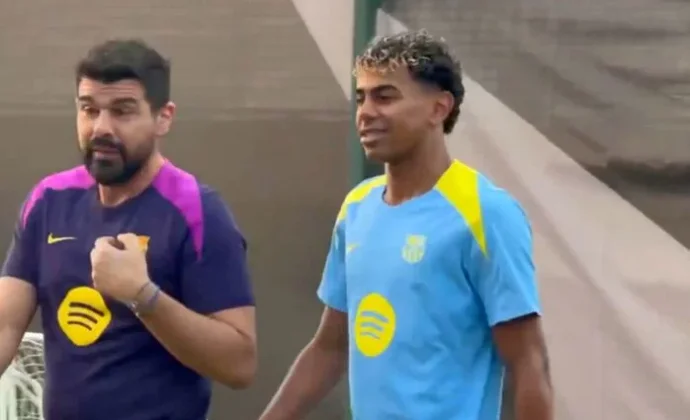 Lamine Yamal vuelve al trabajo mientras Ter Stegen regresa a Arabia