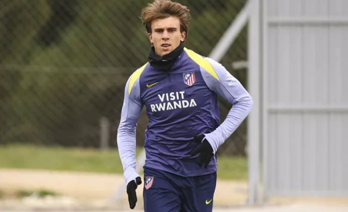 El Atlético ya prepara la Copa con Pablo Barrios al margen