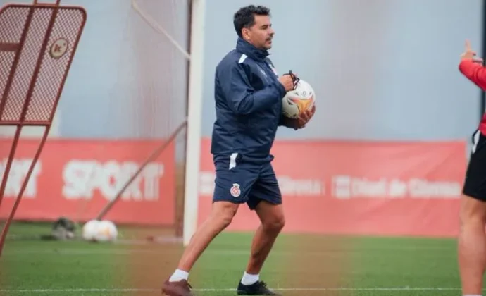 Hugo Rincón se incorpora a los entrenamientos del Girona