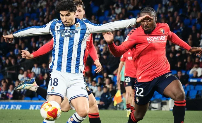 Copa del Rey: Real Sociedad (p) 2-2 Osasuna. Estadísticas y ficha técnica