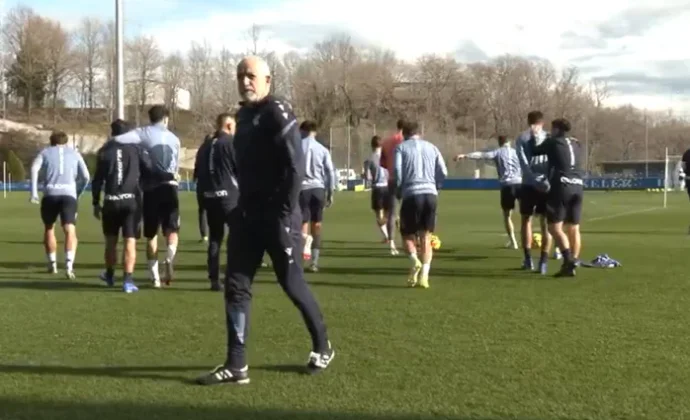 Sesión de recuperación en Zubieta pendiente de las nuevas pruebas a Oskarsson