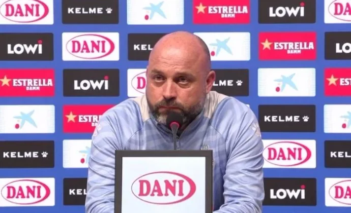 Manolo González habla de Javi Puado, Edu Expósito, Riedel y Terrats antes de recibir al Girona