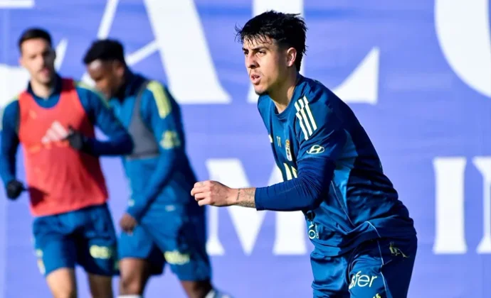 Ovie Ejaria, única baja en el entrenamiento del jueves