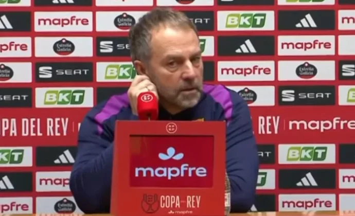 Flick celebra la solidez defensiva y habla de Fermín y Joan García