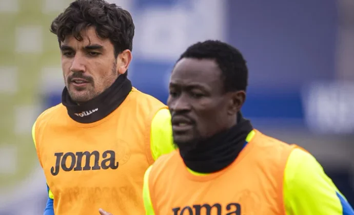 Bordalás no recupera efectivos en el entrenamiento del viernes