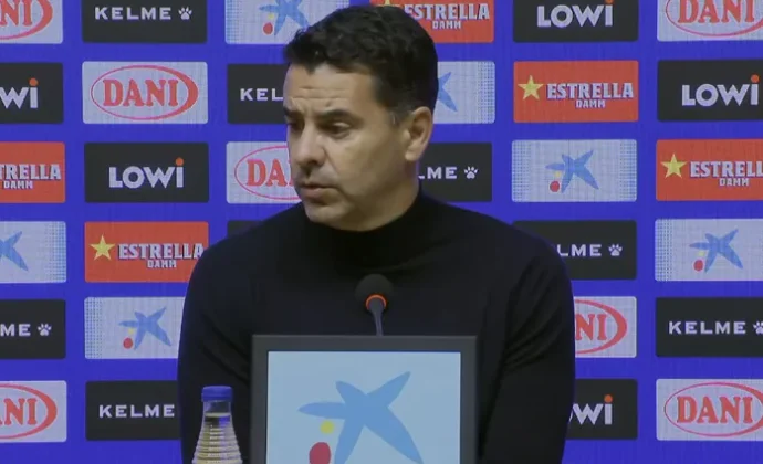 Míchel valora el triunfo y habla de Echeverri, Vanat, Gazzaniga, la solidez defensiva y el mercado