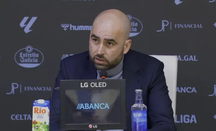 Giráldez habla de Bryan, Hugo Álvarez, Burcio, Mingueza, Yoel Lago, Sotelo y el objetivo de la permanencia