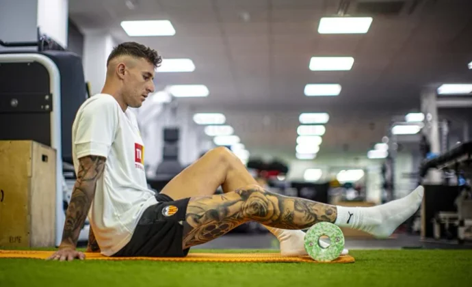 Dani Raba sigue un tratamiento en el tendón de Aquiles y es duda para el Espanyol