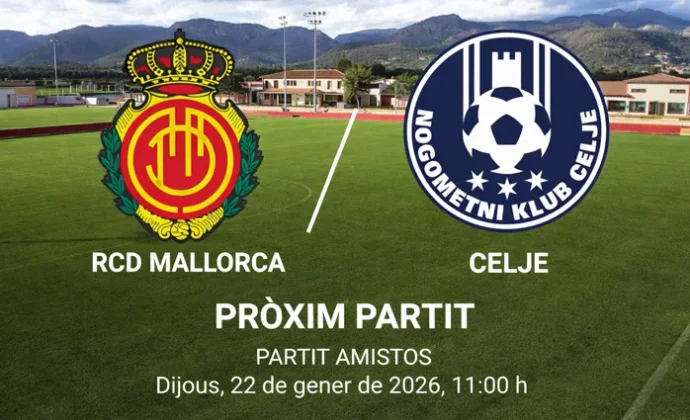El Mallorca se medirá al NK Celje este jueves en un amistoso en Son Bibiloni