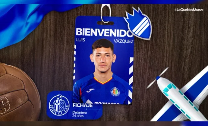 Luis Vázquez es oficialmente nuevo jugador del Getafe