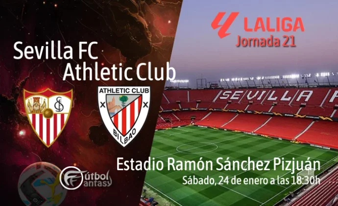 Alineaciones probables y previa fantasy del Sevilla - Athletic