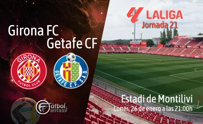 Alineaciones probables y previa fantasy del Girona - Getafe