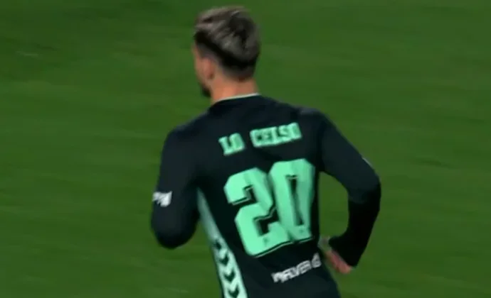 Lo Celso se retira a los cinco minutos tras ingresar en el campo