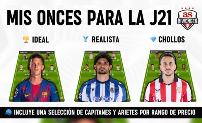 Once Ideal, Realista y de Chollos + Picks de Capitán y Ariete, por Scouting BWG