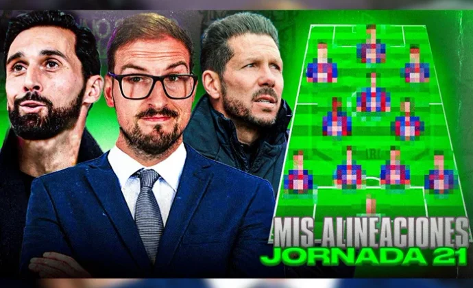 Las alineaciones probables de Carrasco y pronósticos para la J21 en Predicted11.com