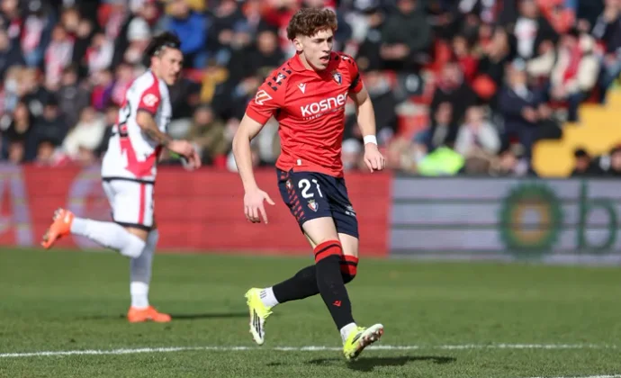 Jornada 21: Rayo 1-3 Osasuna. Estadísticas y puntos fantasy