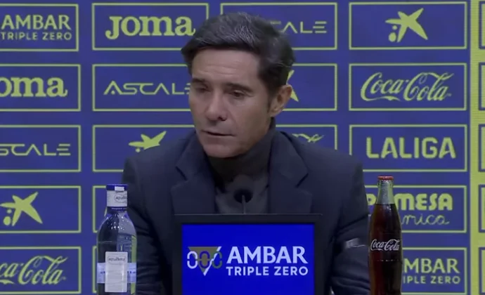 Marcelino analiza la derrota y habla de Foyth, Pau Navarro y la falta de contundencia