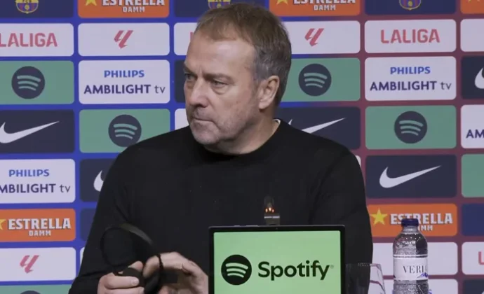 Flick analiza el triunfo y habla de Yamal, Eric García, Olmo, Casadó, Cancelo, Bernal y Balde