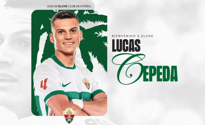 Lucas Cepeda es oficialmente nuevo jugador del Elche