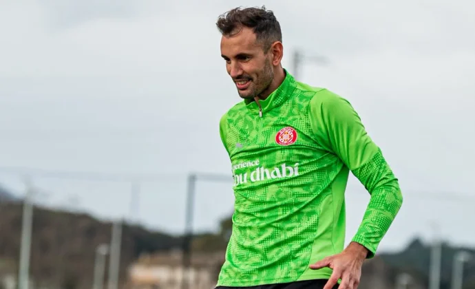 Stuani, Witsel y Abel Ruiz empiezan la semana de trabajo con el grupo