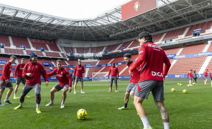 Aimar Oroz, segundo día consecutivo al margen por un traumatismo