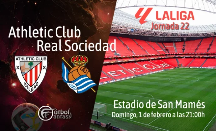 Posibles alineaciones y previa fantasy del Athletic - Real Sociedad