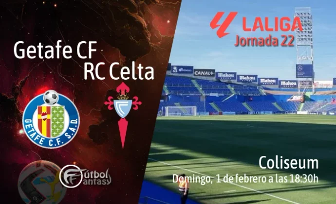 Alineaciones probables y previa fantasy del Getafe - Celta
