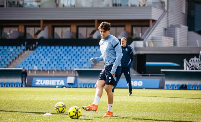Barrenetxea, baja destacada en el entrenamiento