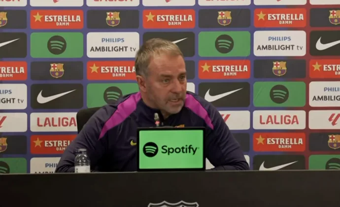 Flick habla de Bernal, Dro, el Elche, la lucha por el título y la Champions